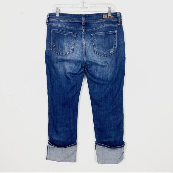 Kut from the Kloth Distressed Double Button Cuffed Jeans - Picture 2 of 4